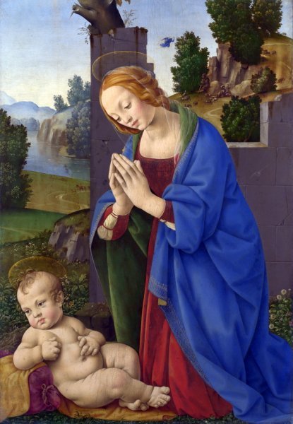 Репродукция картины Мадонна с младенцем (Madonna and Child) - Лоренцо ди Креди