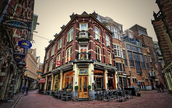 Постер Кафе в Амстердаме