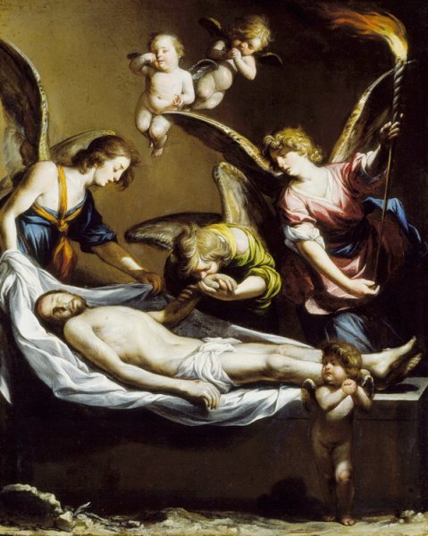 Репродукция картины Мертвый Христос - Саведра Антонио