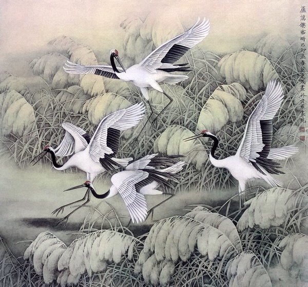 Купить постер Журавли (Cranes) - quot;ФотоБрэндquot; Москва