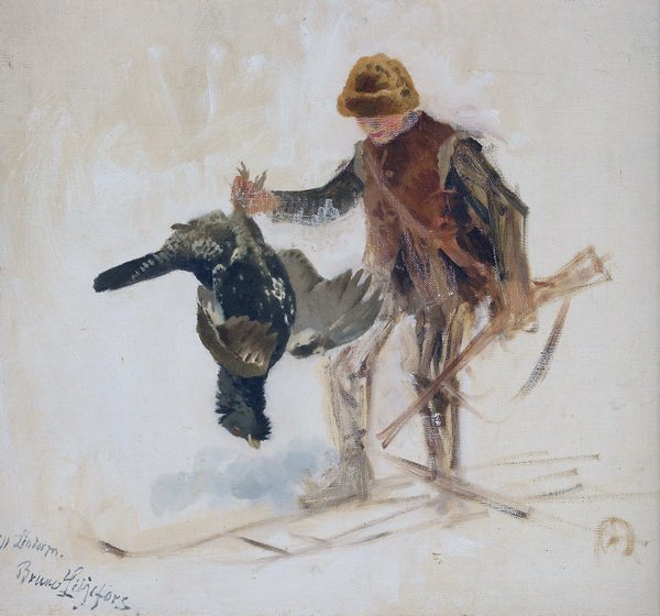 Репродукция картины Обучение (Study for Young) - Лильефорс Бруно