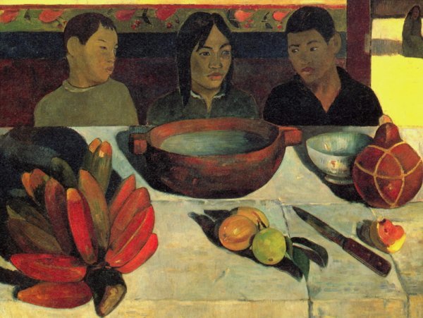 Репродукция картины Еда (Le repas) - Гоген Поль