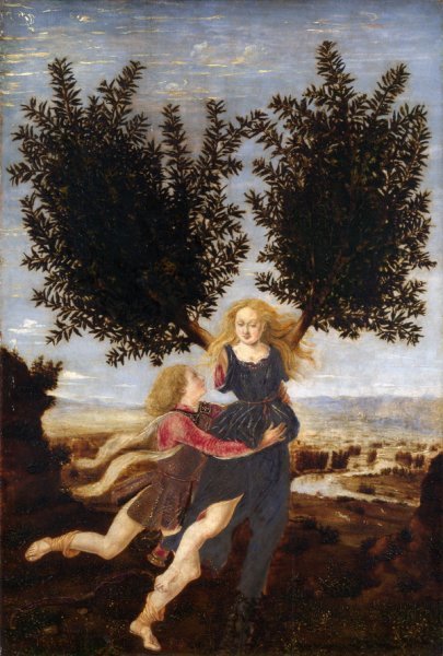 Репродукция картины Аполлон и Дафна (Apollo and Daphne) - Поллайоло Антонио дель