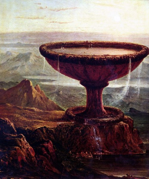 Репродукция картины Кубок титанов (The Titan's Goblet) - Коул Томас