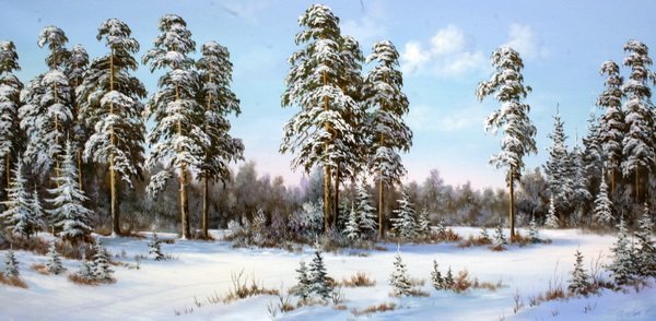 Постер Зимний лес (Winter forest)