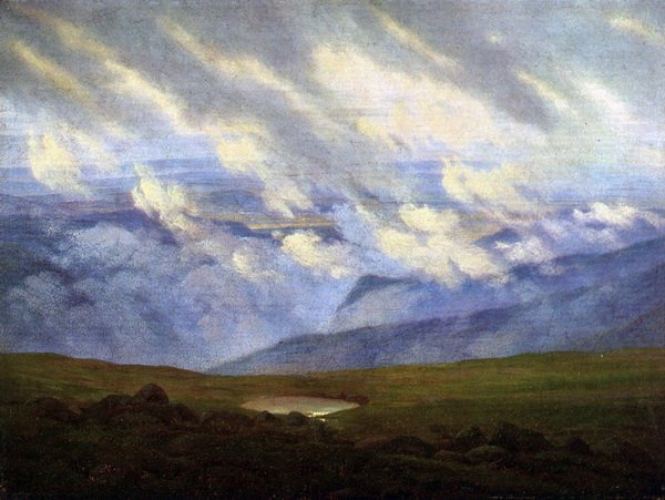 Репродукция картины Дрейфующие облака (Drifting Cloud) - Фридрих Каспар Давид