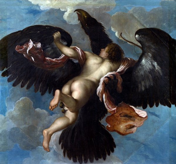 Репродукция картины Похищение Ганимеда (The Rape of Ganymede) - Мацца Дамиано